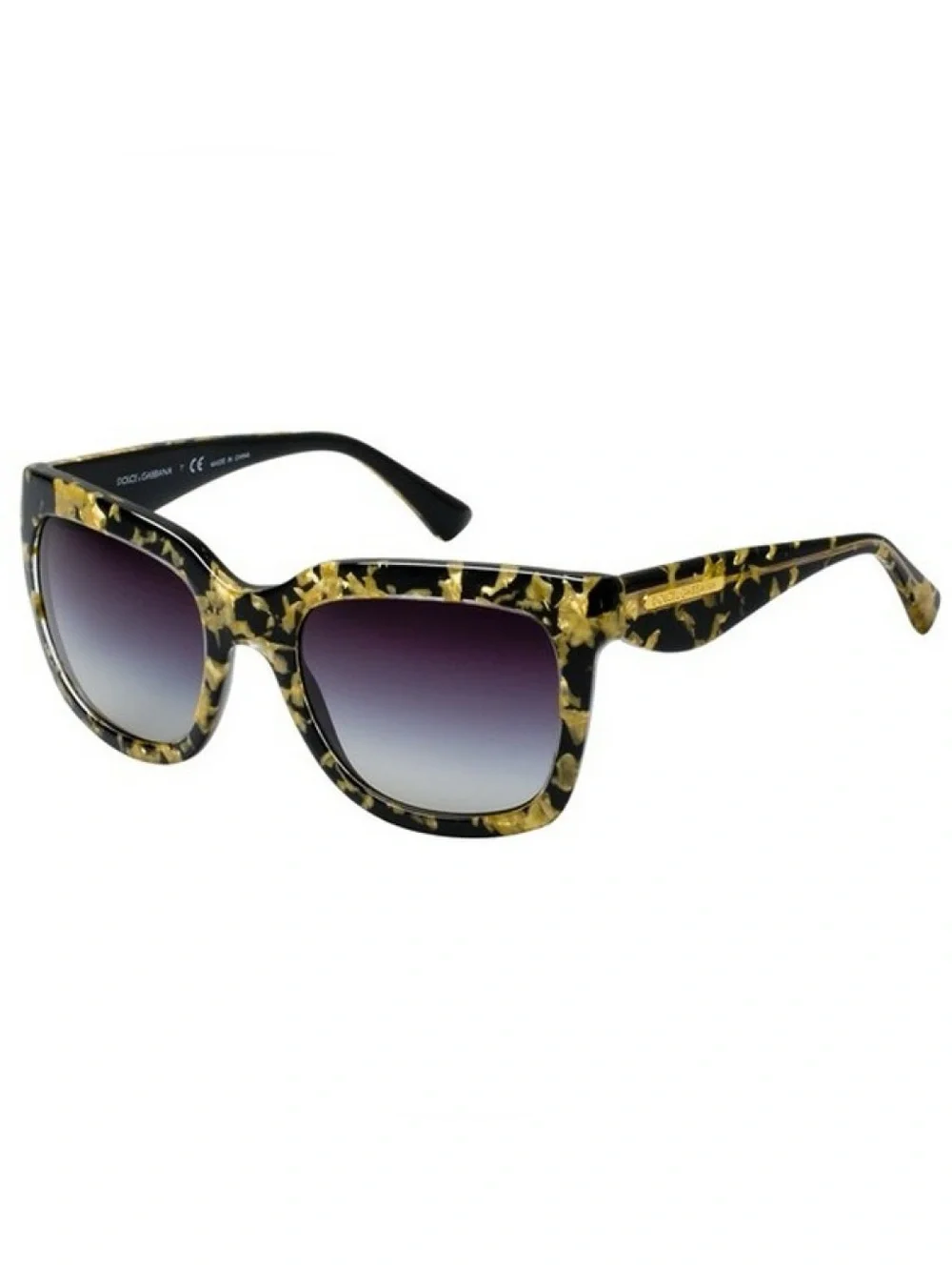 Dolce & Gabbana Gold Leaf Leaf Gold Black